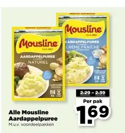 PLUS Alle Mousline Aardappelpuree aanbieding