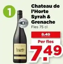 PLUS Chateau de I'Horte Syrah & Grenache aanbieding