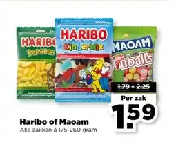 PLUS Haribo of Maoam aanbieding