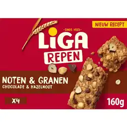 Albert Heijn Liga Repen noten & granen chocolade aanbieding