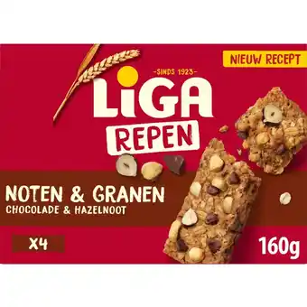 Albert Heijn Liga Repen noten & granen chocolade aanbieding