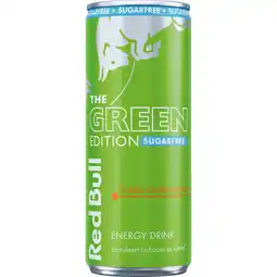 Albert Heijn Red Bull Green edition sugarfree curuba aanbieding