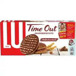 Albert Heijn LU Time out granenbiscuit melkchocolade aanbieding