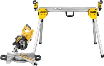 Coolblue DeWalt DWS773-QS + onderstel aanbieding