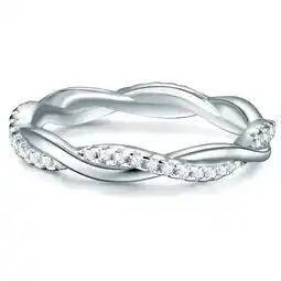 Douglas Trilani Zilveren ring Sterling zilver Zirkonia in Zilver aanbieding