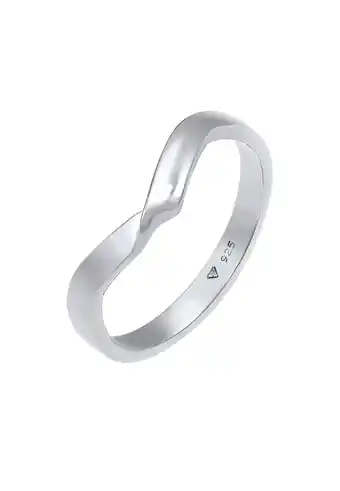 Douglas Elli Dames Wrap Ring V Vorm Gedraaide Trend Basic Minimaal in 925 Sterling Zilver Goud Geplaatst aanbieding