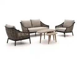 Kees Smit Apple Bee Milou/ROUGH-K stoel-bank loungeset 5-delig aanbieding