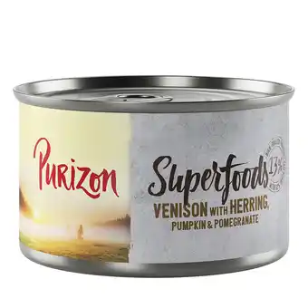 Zooplus Purizon Superfoods 6 x 140 g - Wild met Haring, Pompoen en Granaatappel aanbieding