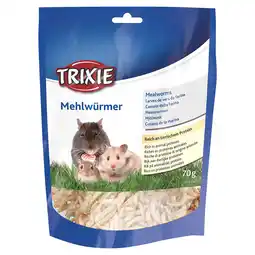 Zooplus 70 g Trixie meelwormen gedroogd snacker voor kleine dieren aanbieding