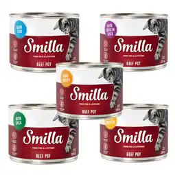 Zooplus Smilla Rundvlees 6 x 200g Kattenvoer - Mixpakket aanbieding