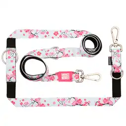 Zooplus Max & Molly Multifunctionele Riem Cherry Bloom M: 200 cm lang, 20 mm breed hond aanbieding