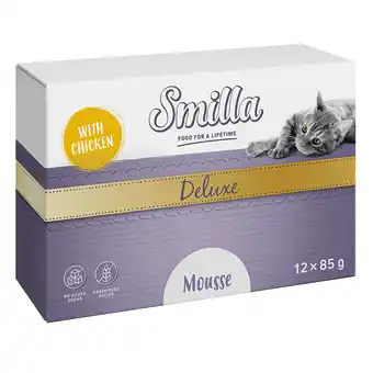 Zooplus 12x85g Smilla Deluxe Mousse met Kip Katten Natvoer aanbieding