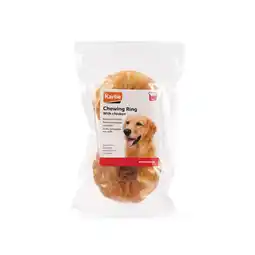 Zooplus 2 x Ø 7,5 cm Karlie kauwring met kipsnack voor honden aanbieding