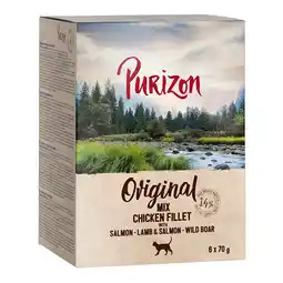 Zooplus Purizon Adult 6 x 70 g - Graanvrij - Mixpakket 3 soorten aanbieding