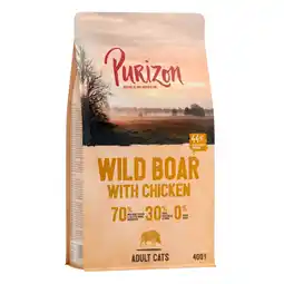 Zooplus 400 g Adult Wild Zwijn & Kip Purizon Katten Droogvoer aanbieding