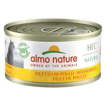 Zooplus Almo Nature HFC Natural 6 x 70 g Kipfilet aanbieding