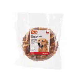 Zooplus Karlie kauwring met eend 1x12,5cm hondensnacks aanbieding