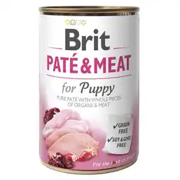 Zooplus Brit Paté & Meat - Puppy (1 x 400 g) aanbieding