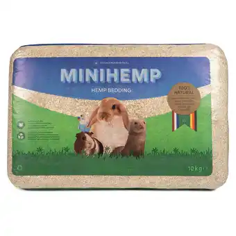 Zooplus 10kg Minihemp Hennep Bedding voor kleine dieren aanbieding