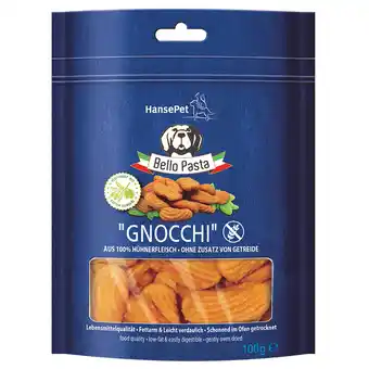 Zooplus 100g Hansepet Bello Pasta Gnocchi Chicken hondensnacks aanbieding