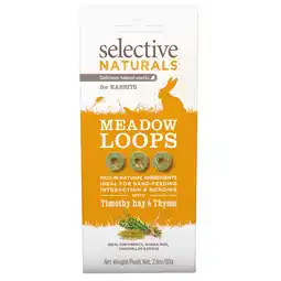 Zooplus 80g Selective Naturals Meadow Loops voor konijnen aanbieding