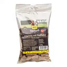 Zooplus 200g Caniland Crackies kalkoen hondensnacks aanbieding