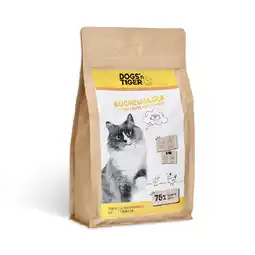 Zooplus 1,5 kg Dogs'n Tiger Cat Senior Keuken Jager Kip & Eend Kattenvoer droog aanbieding