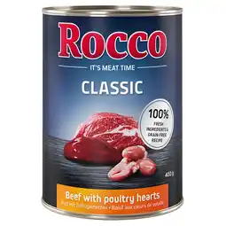 Zooplus 6x400g Rund met Gevogeltehart Rocco Hondenvoer aanbieding