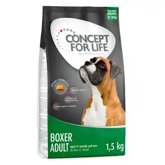 Zooplus 1,5kg Boxer Adult Concept for Life Hondenvoer aanbieding