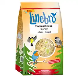 Zooplus 1kg Gehakte Pinda's Lillebro Vogelvoer voor Wilde Vogels aanbieding