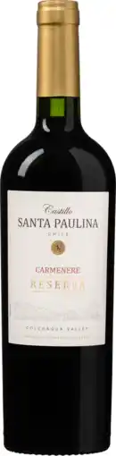 Wijnvoordeel Castillo Santa Paulina Carmenère Reserva Probeerpakket (3 flessen) aanbieding