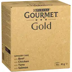 Zooplus 96x85g Gold Ragout: Rundvlees, Kip, Tonijn, Zalm Gourmet Kattenvoer aanbieding