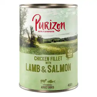 Zooplus Purizon Lam met Zalm Adult - Graanvrij Hondenvoer Bestel ook natvoer: 6 x 400 g Lam & Zalm aanbieding