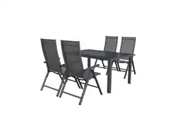Lidl LIVARNO home Aluminium tuinset Houston 5-delig aanbieding