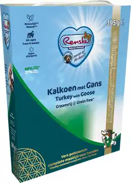 Intratuin Renske natvoer Super Premium adult kalkoen met gans 395 g aanbieding