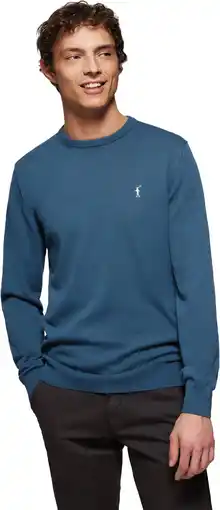 Amazon Polo Club Basic Trui met ronde Hals Heren - Pullover U-Neck 100% Katoen aanbieding