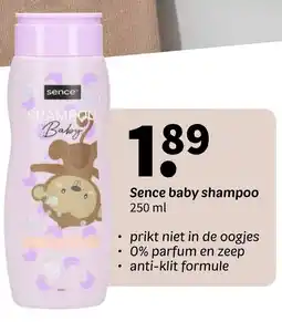 Wibra Sence baby shampoo aanbieding