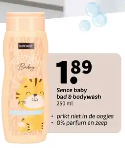 Wibra Sence baby bad & bodywash aanbieding