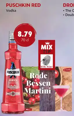 uw topSlijter Puschkin Red aanbieding