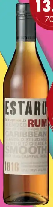 uw topSlijter Estaro Rum Dark aanbieding