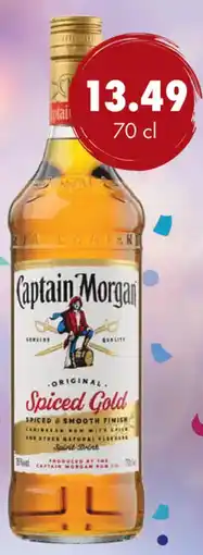 uw topSlijter Captain Morgan Spiced Gold aanbieding