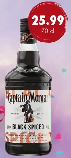 uw topSlijter Captain Morgan Black Spiced aanbieding