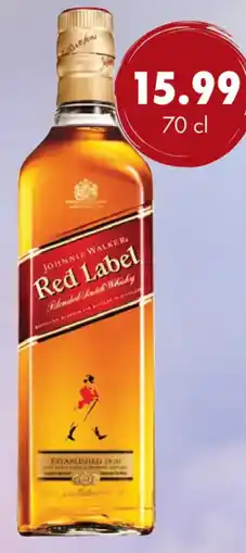 uw topSlijter Johnnie Walker Red Label aanbieding