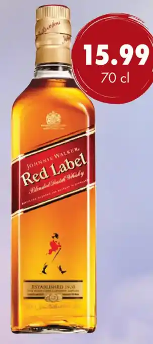 uw topSlijter Johnnie Walker Red Label aanbieding