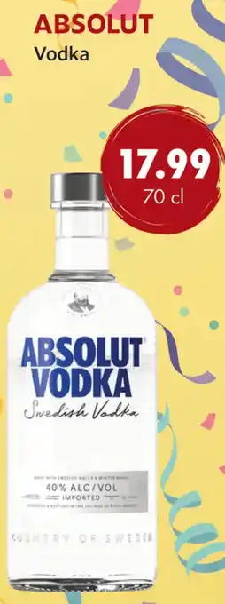 uw topSlijter Absolut aanbieding