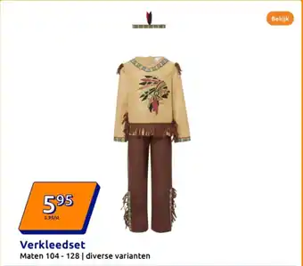 Action Verkleedset aanbieding