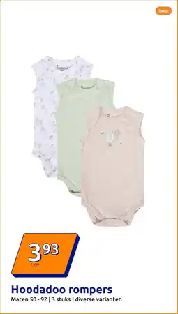 Action Hoodadoo rompers aanbieding