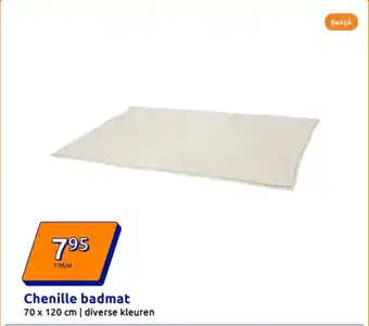 Action Chenille badmat aanbieding