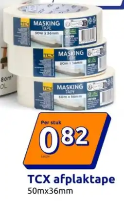 Action TCX afplaktape aanbieding