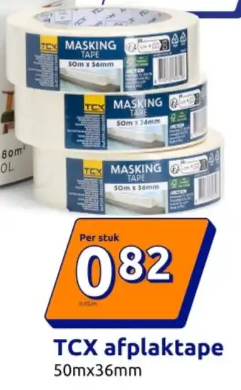 Action TCX afplaktape aanbieding